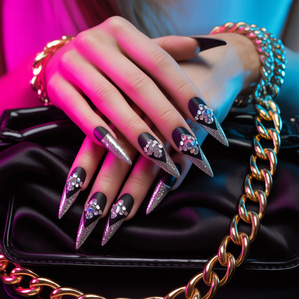 baddie acrylic nails