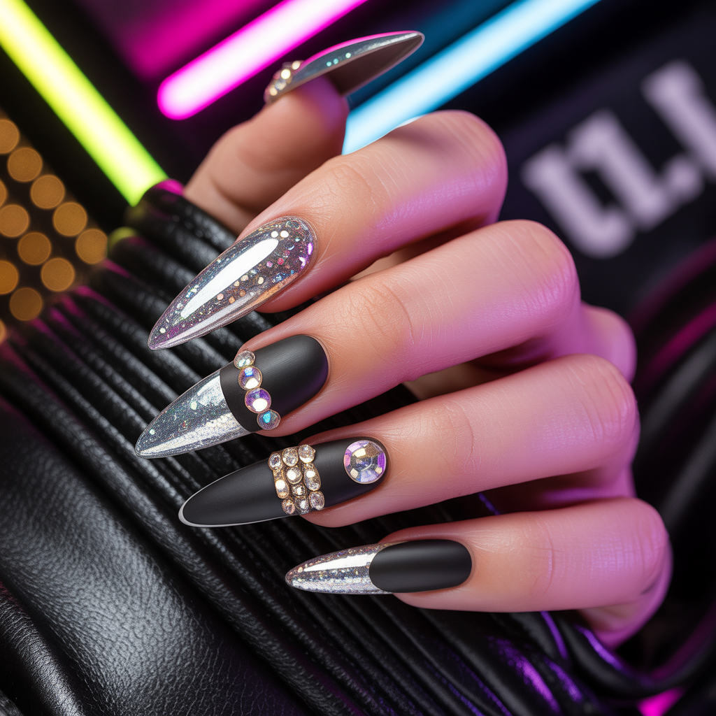 baddie acrylic nails