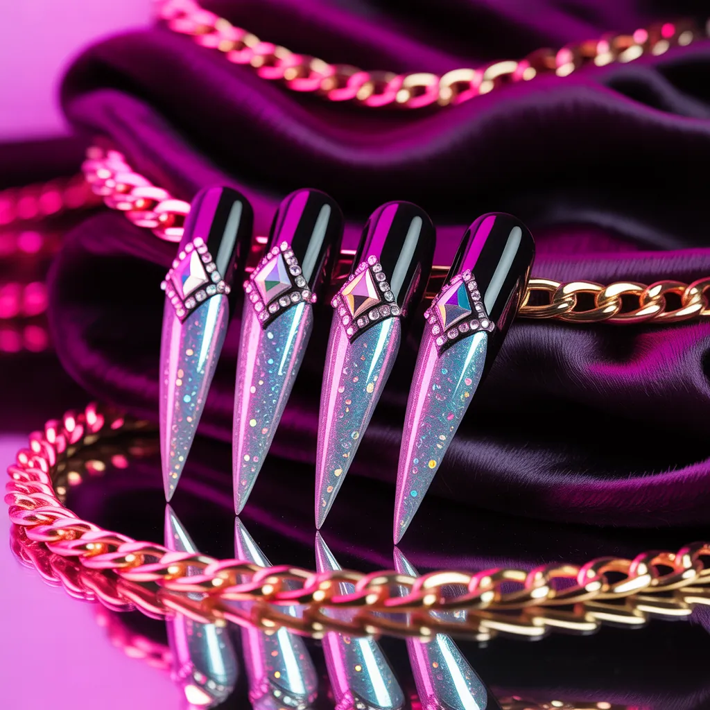 baddie acrylic nails