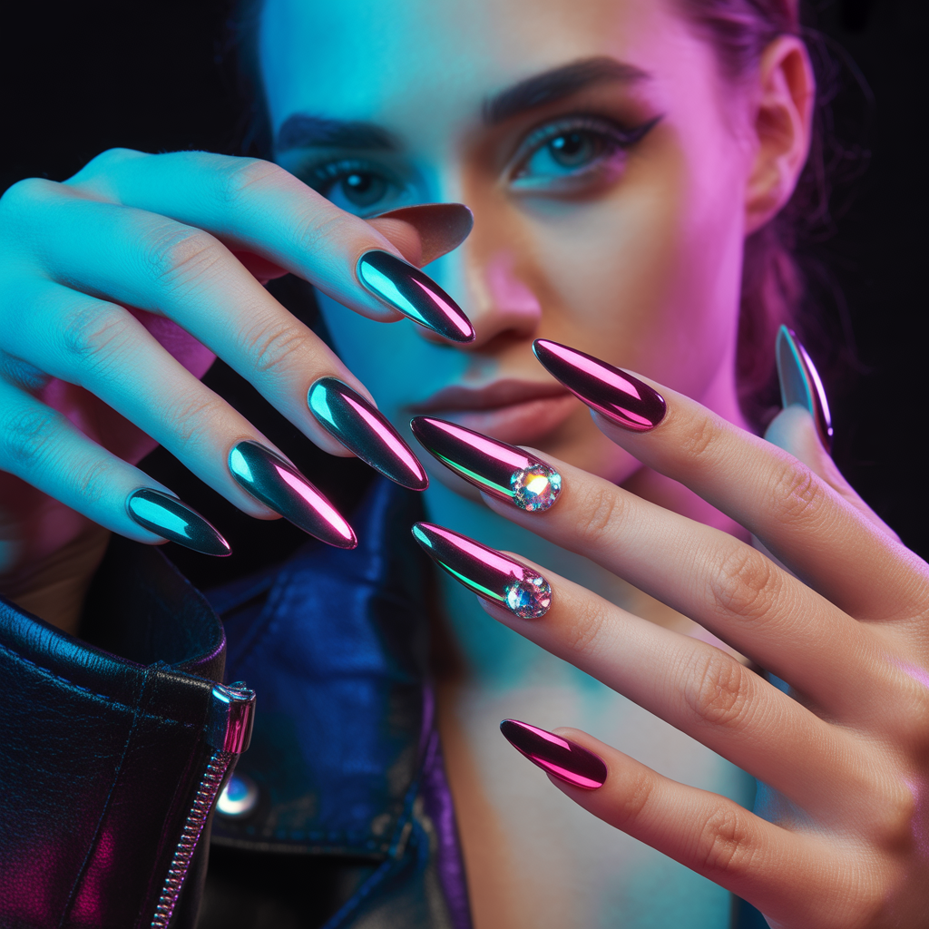 baddie acrylic nails