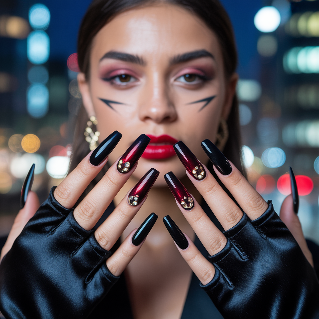 baddie acrylic nails