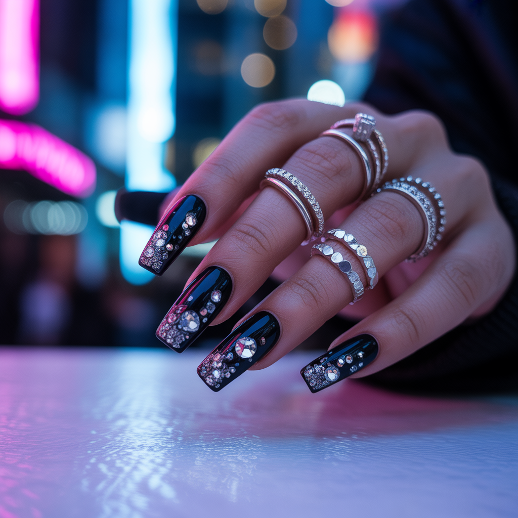baddie acrylic nails