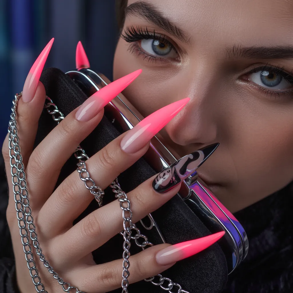 baddie acrylic nails