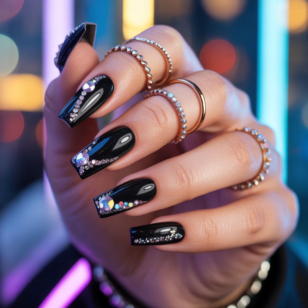 baddie acrylic nails