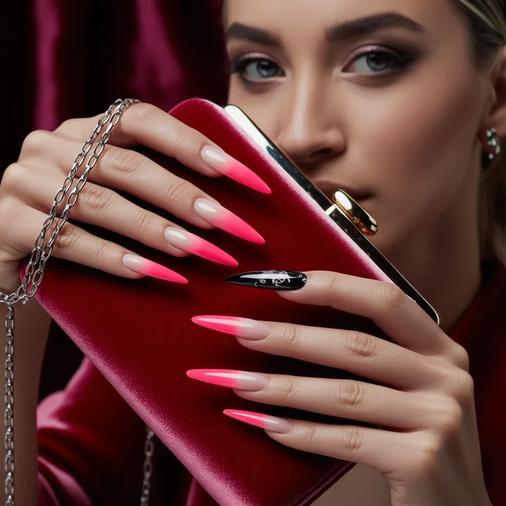 baddie acrylic nails