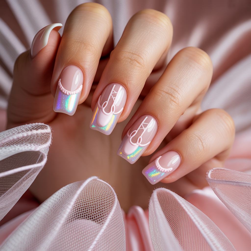ballerina nails designs