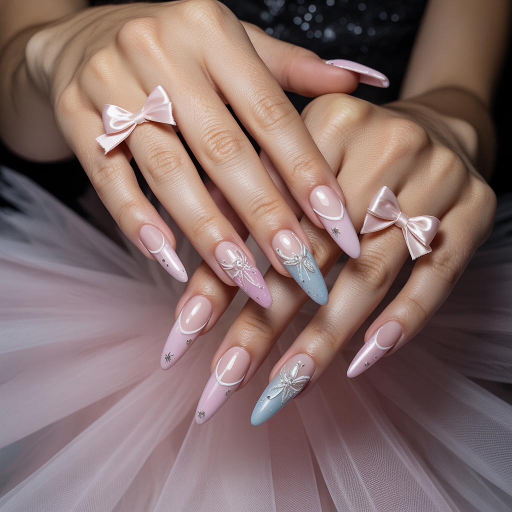 ballerina nails designs