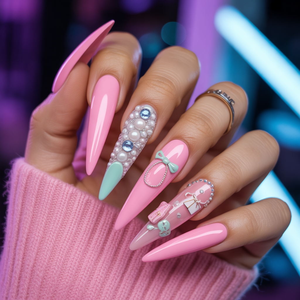barbie nails