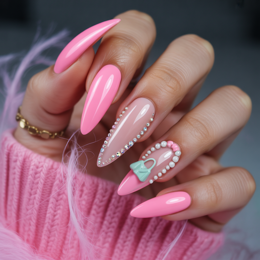 barbie nails