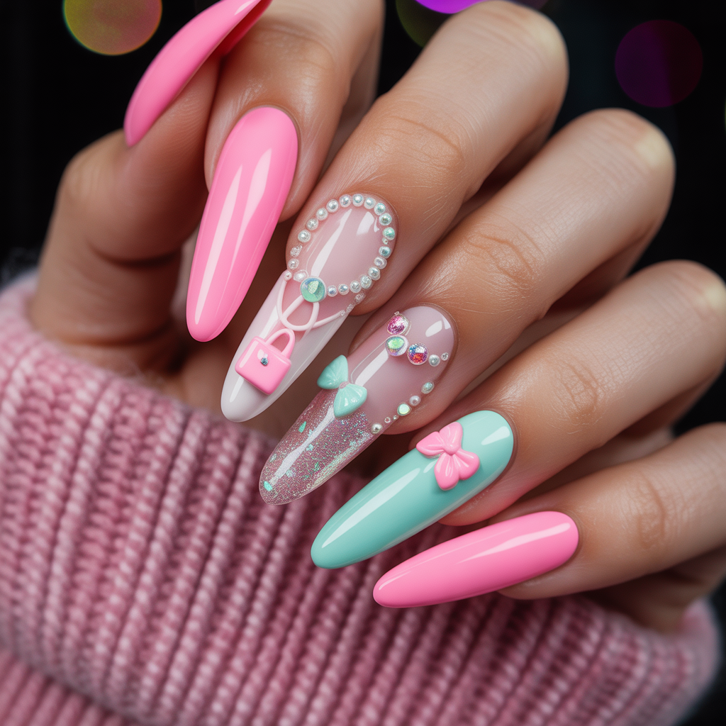 barbie nails