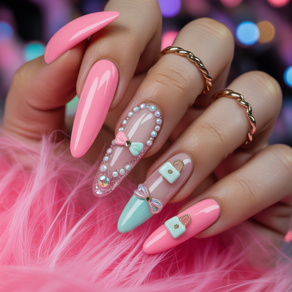 barbie nails