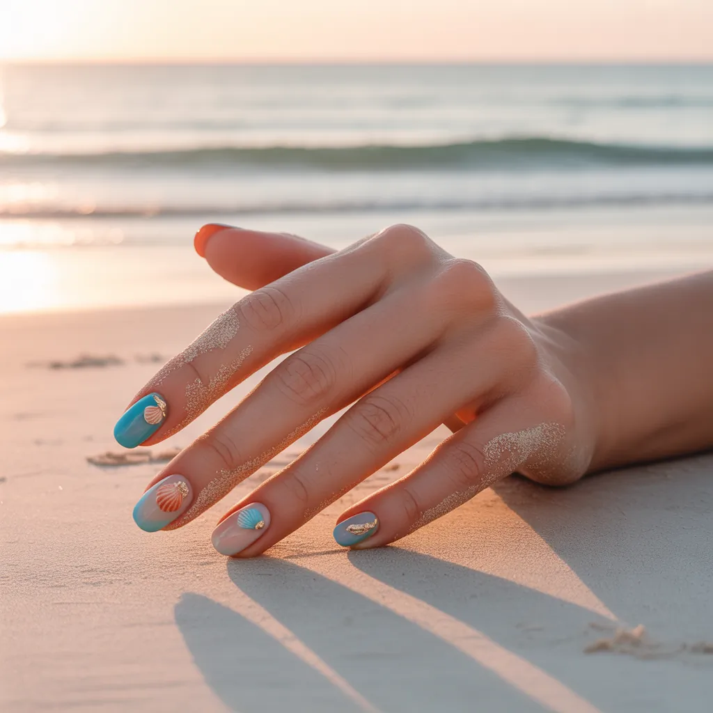 beach nails