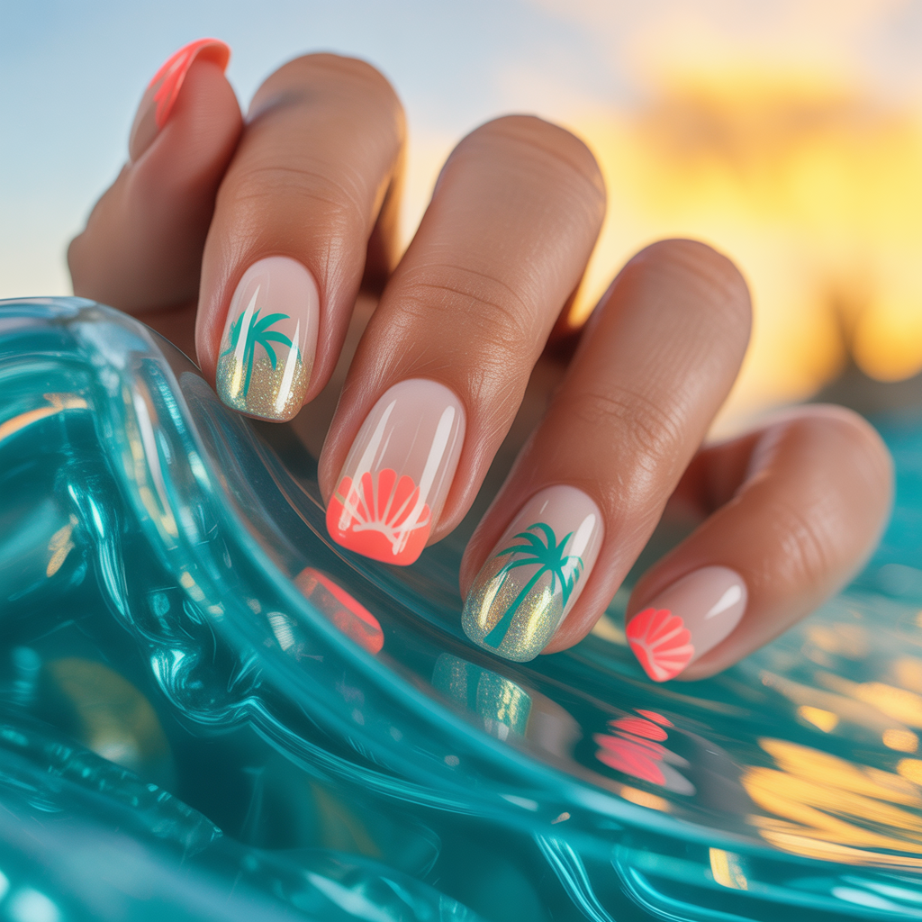 beach nails