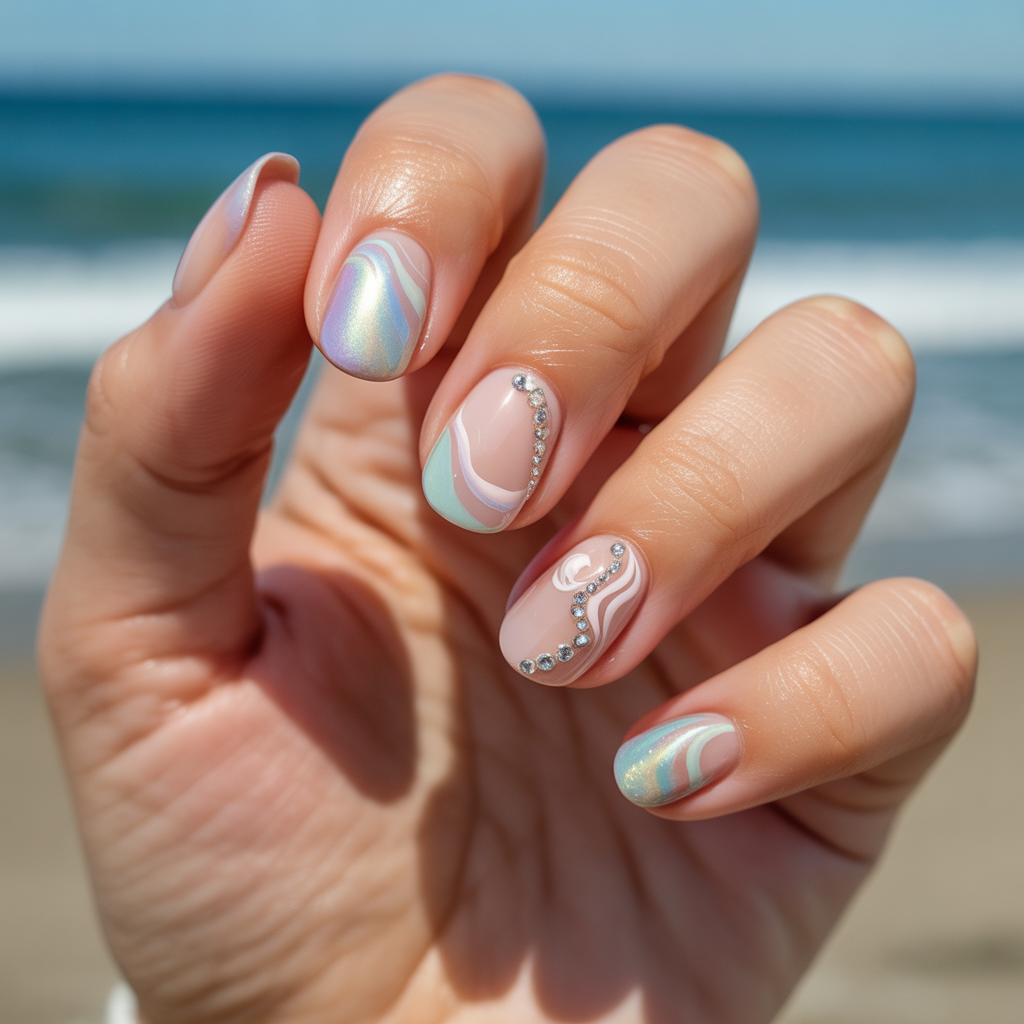 beach nails