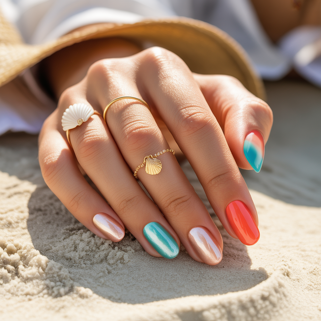 beach nails