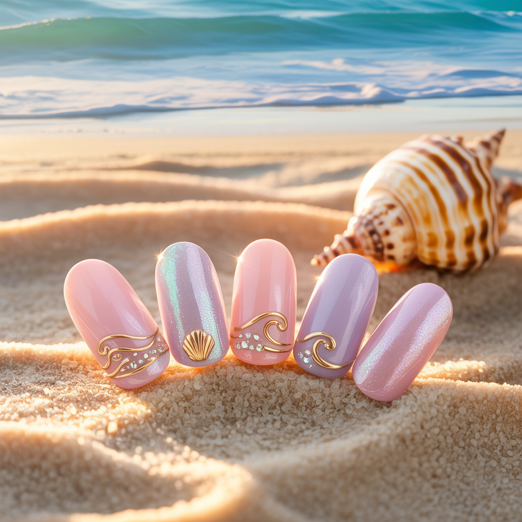 beach nails