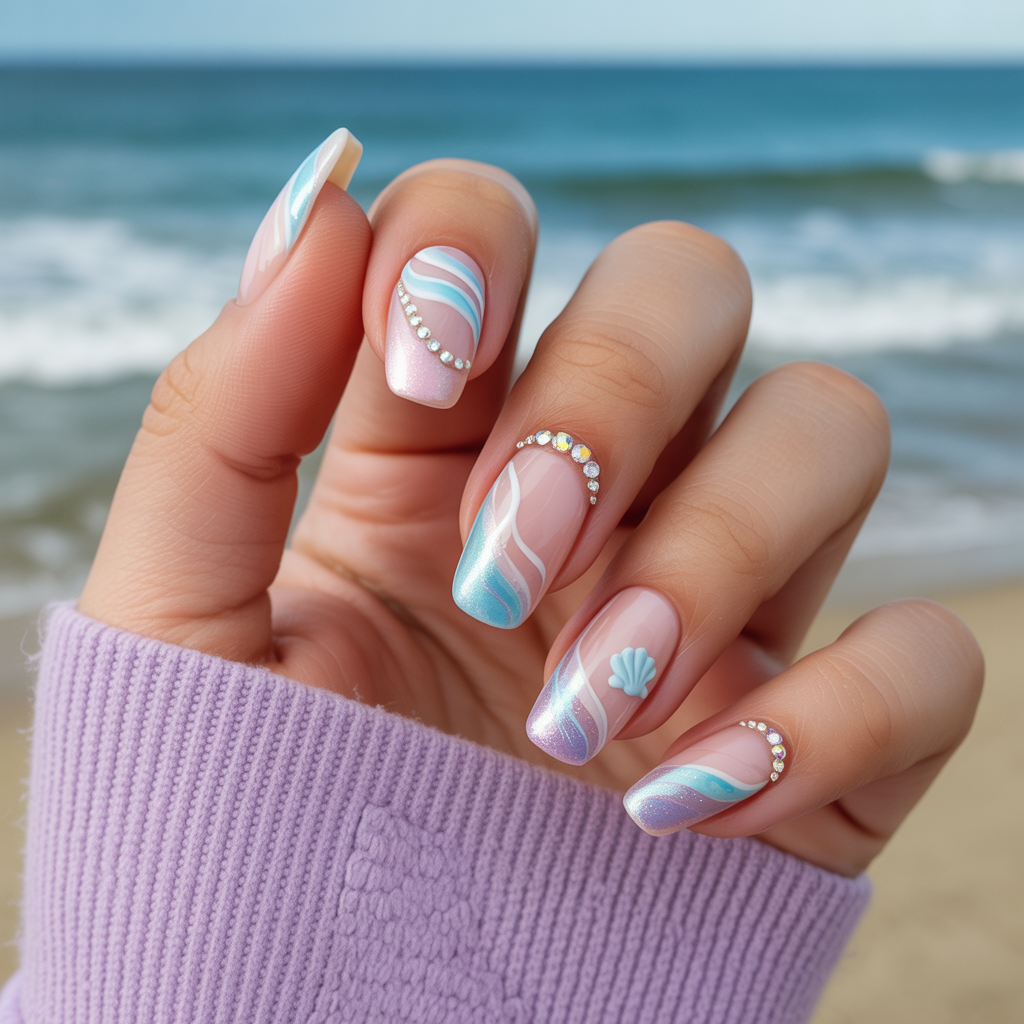 beach nails