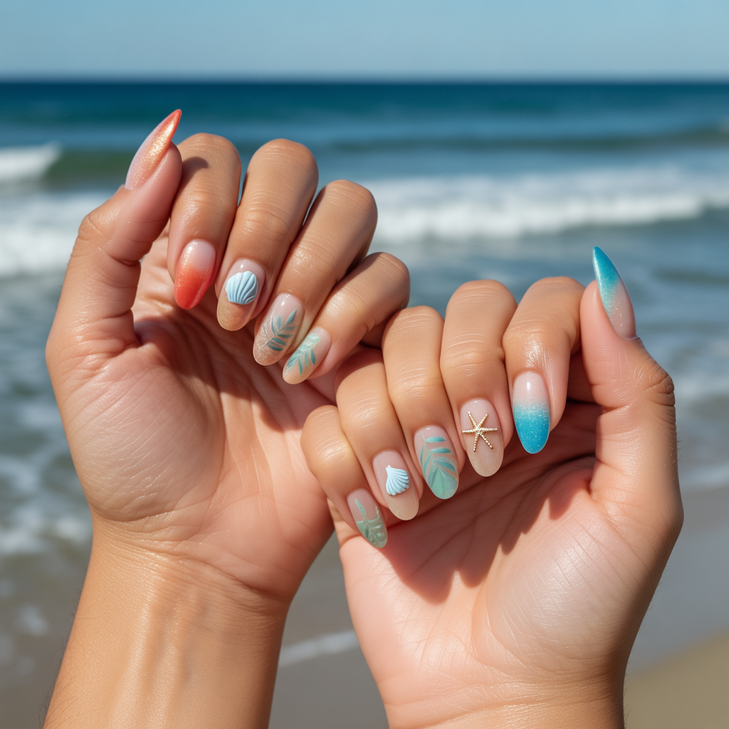 beach nails