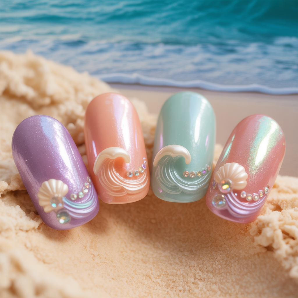 beach nails