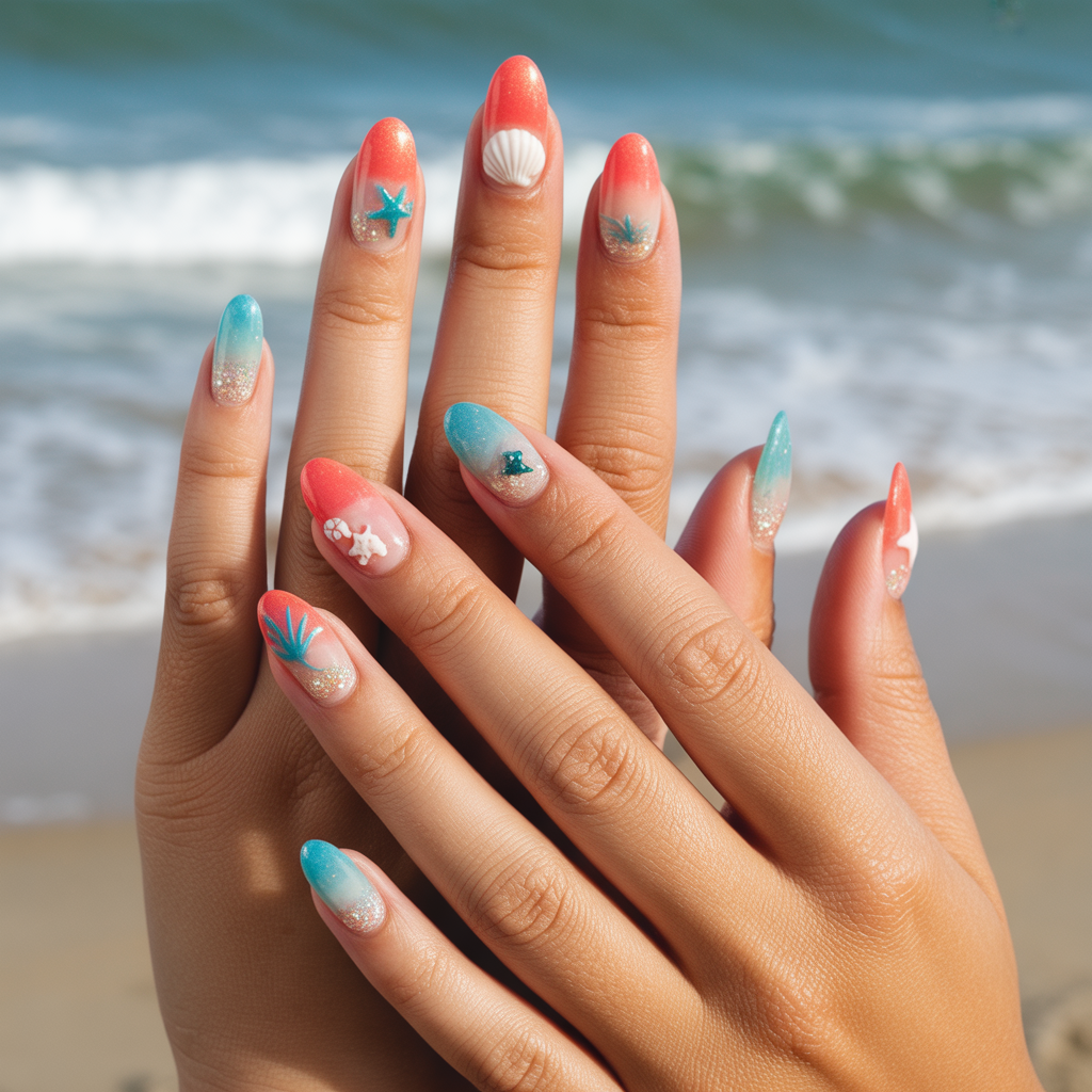 beach nails