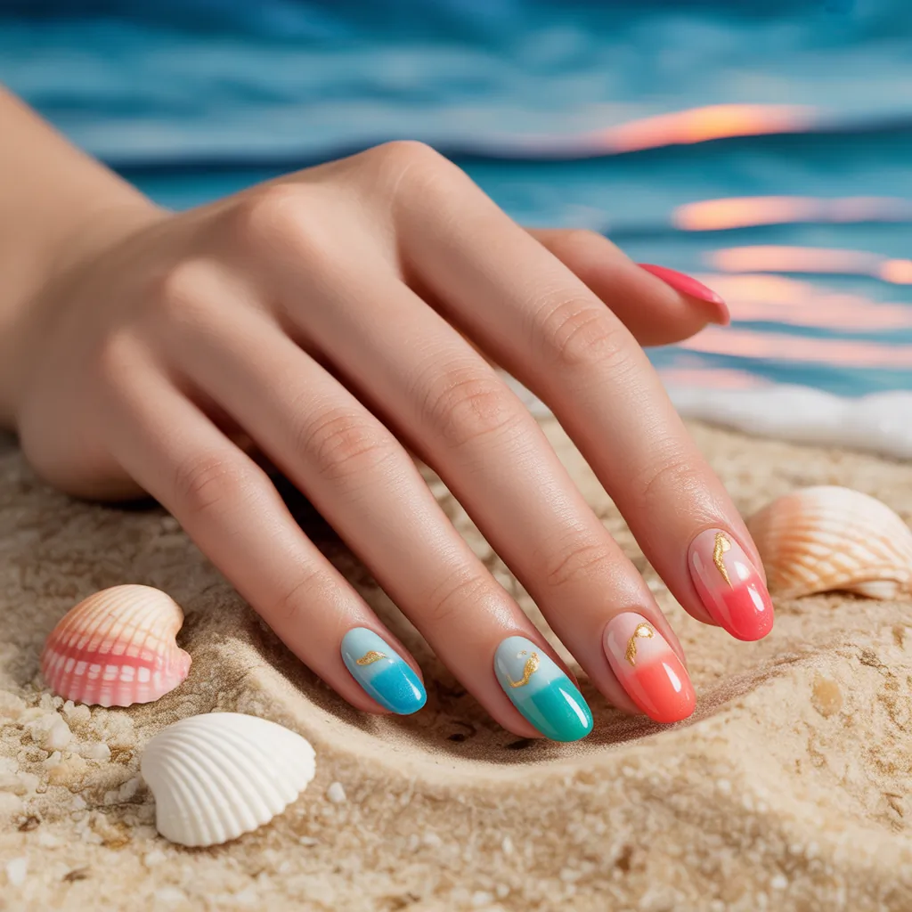 beach nails