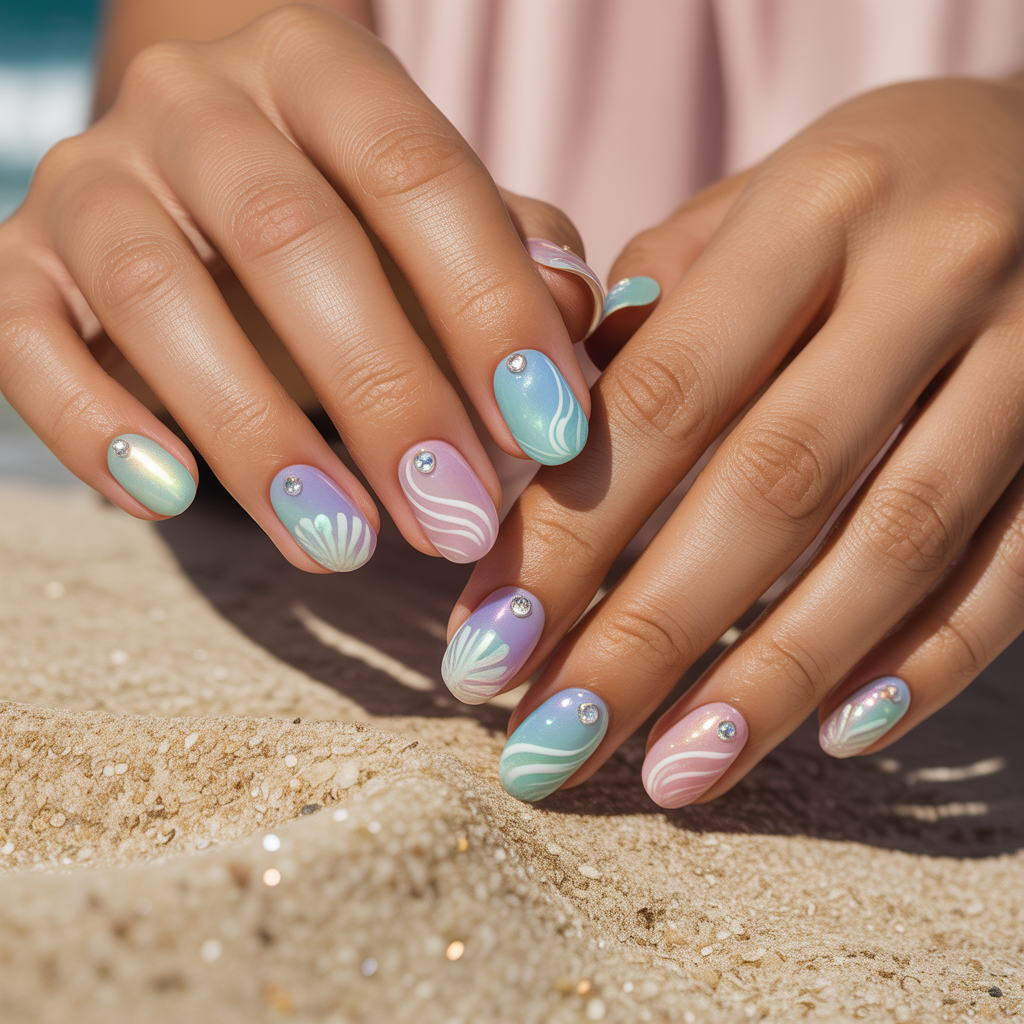 beach nails
