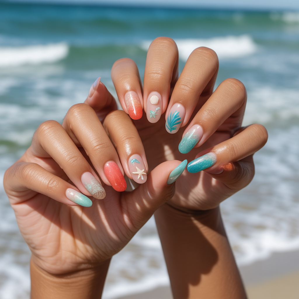 beach nails