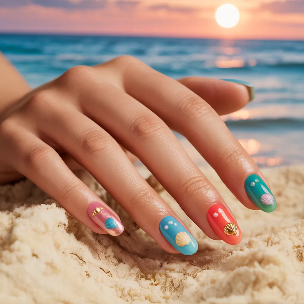 beach nails