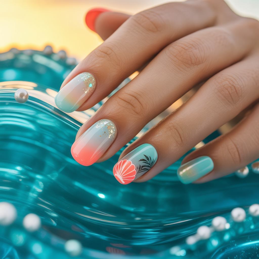 beach nails