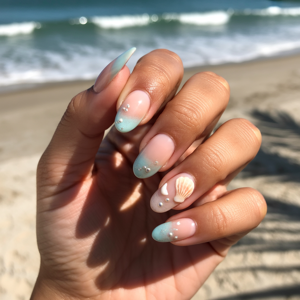 beach nails