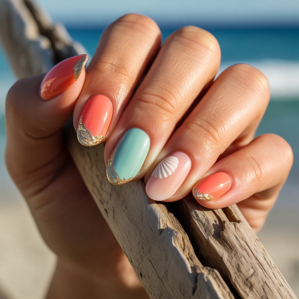 beach nails