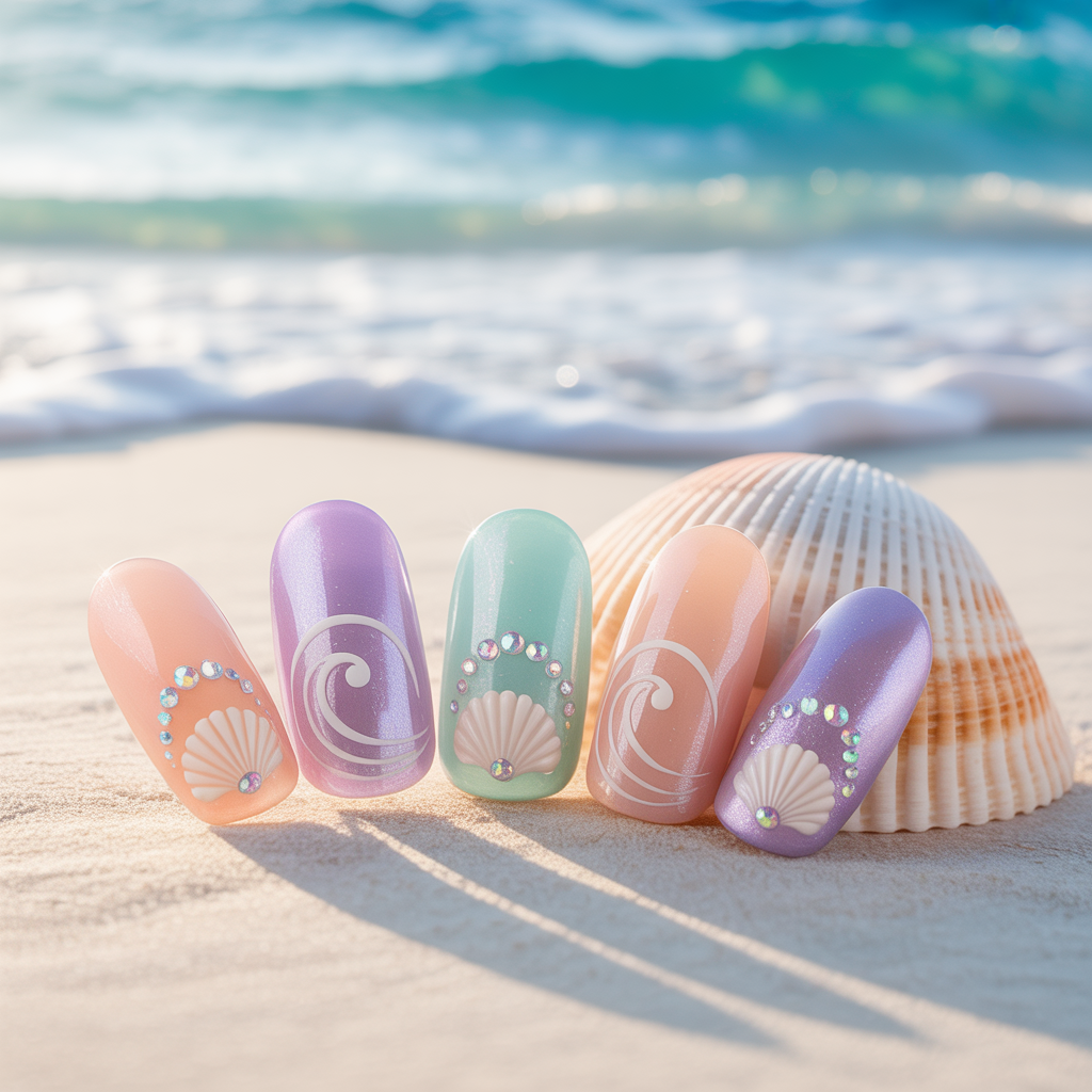 beach nails