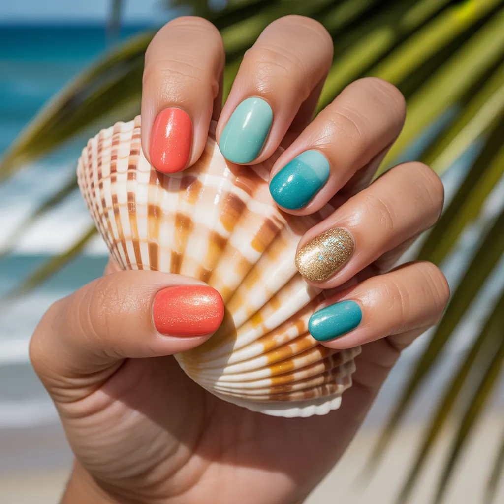beach nails