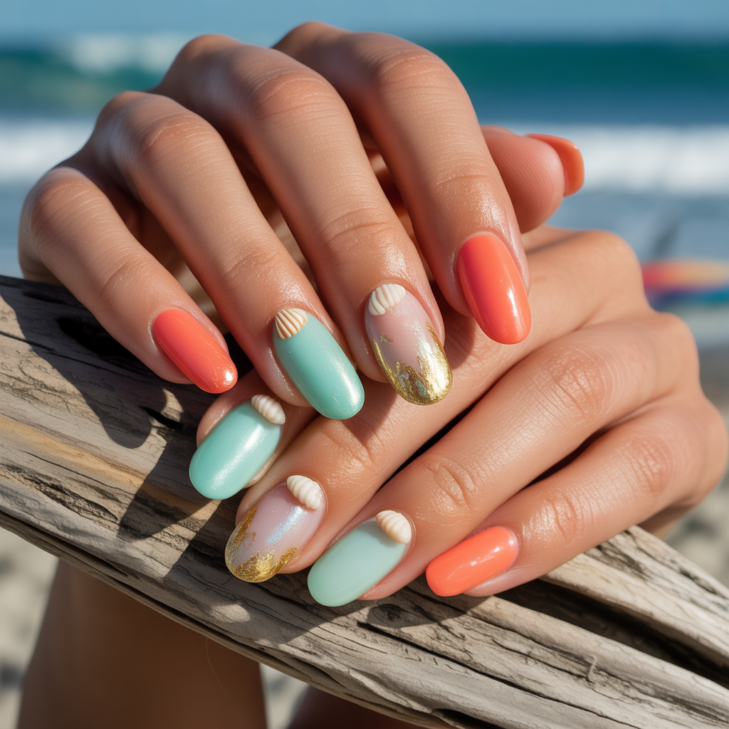 beach nails
