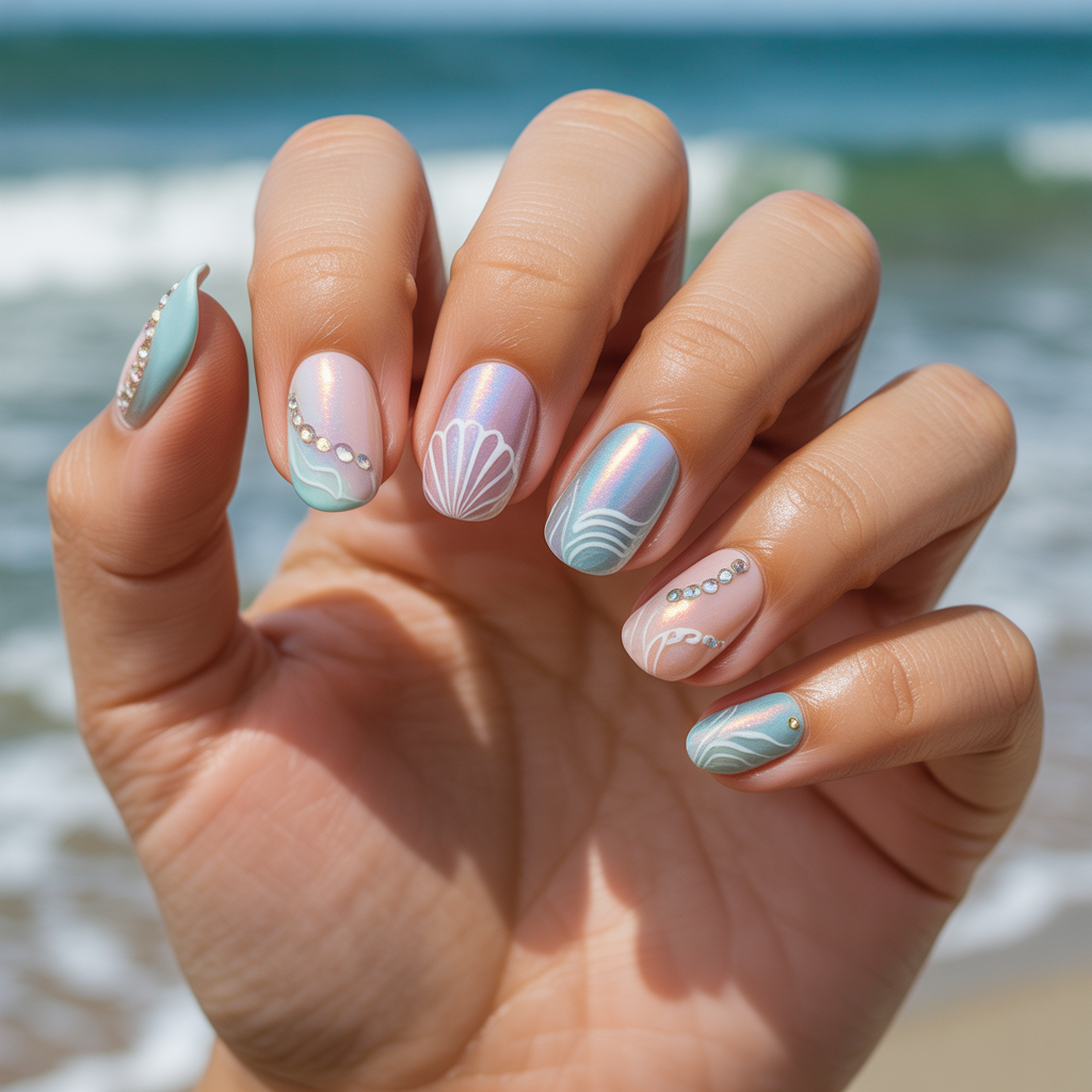 beach nails