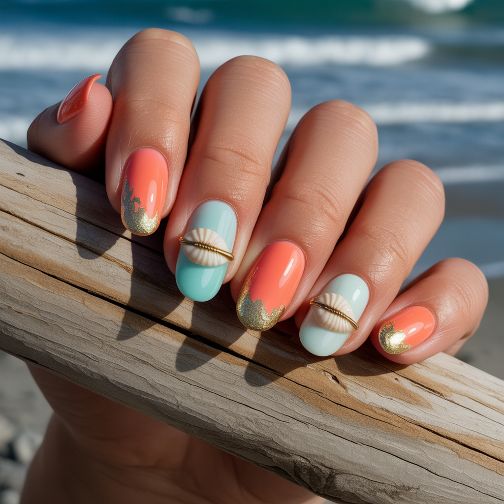 beach nails