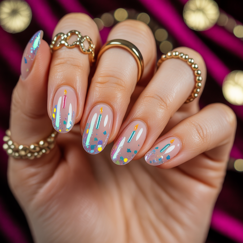birthday nails