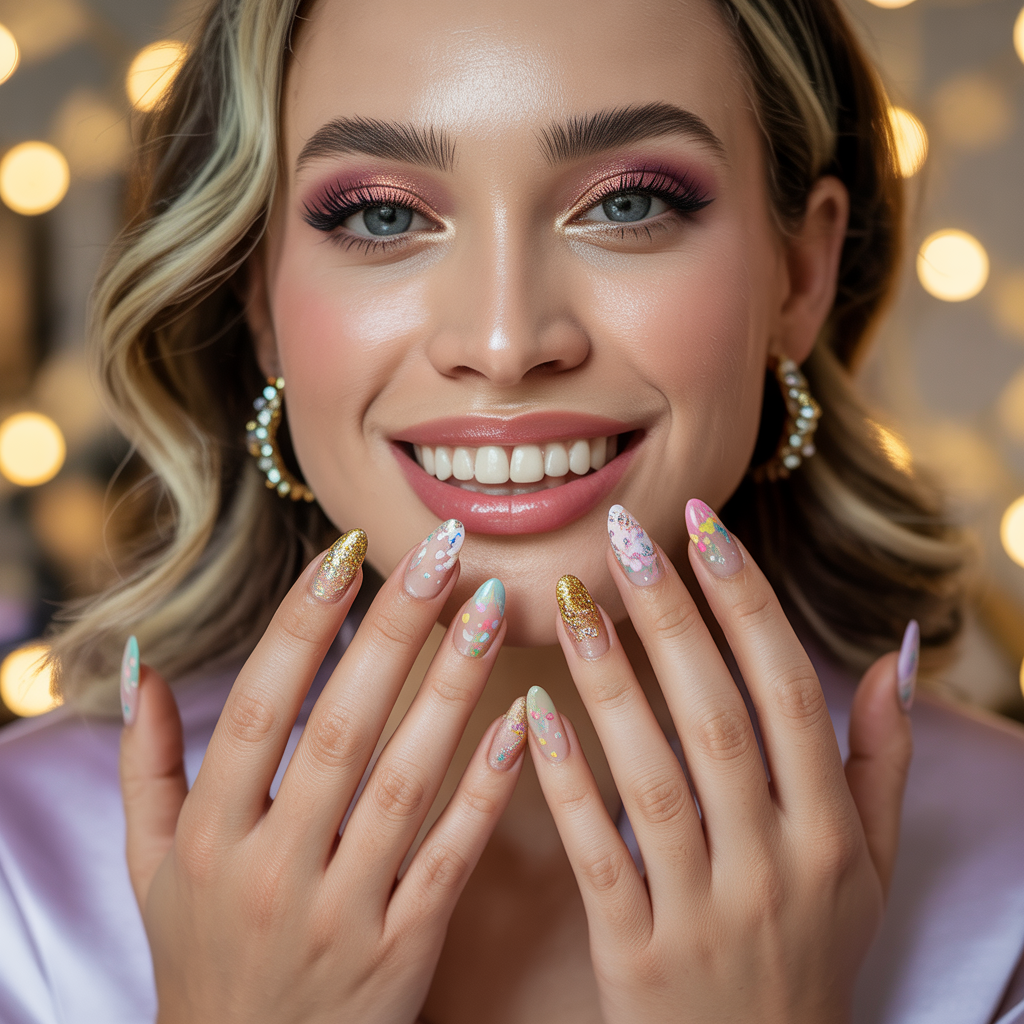 birthday nails