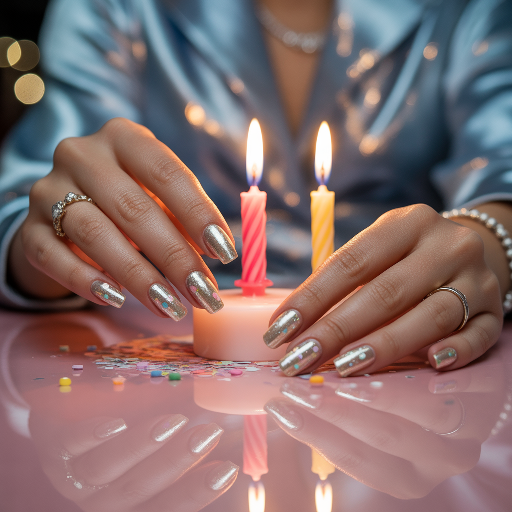 birthday nails