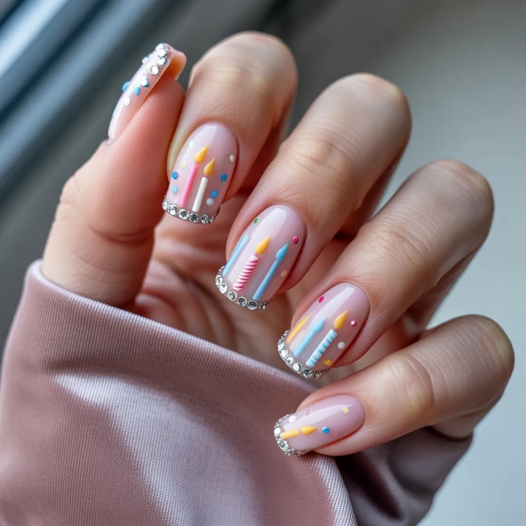 birthday nails