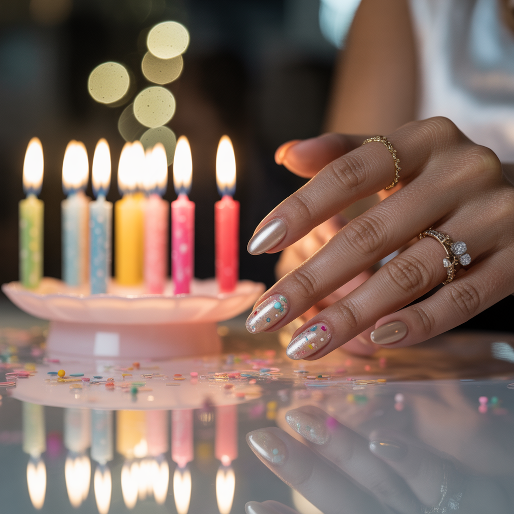 birthday nails