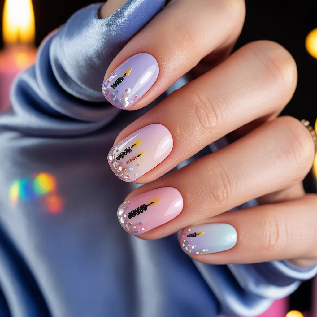 birthday nails