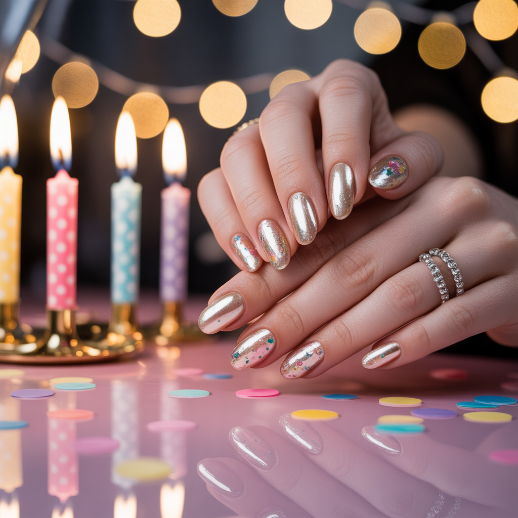 birthday nails