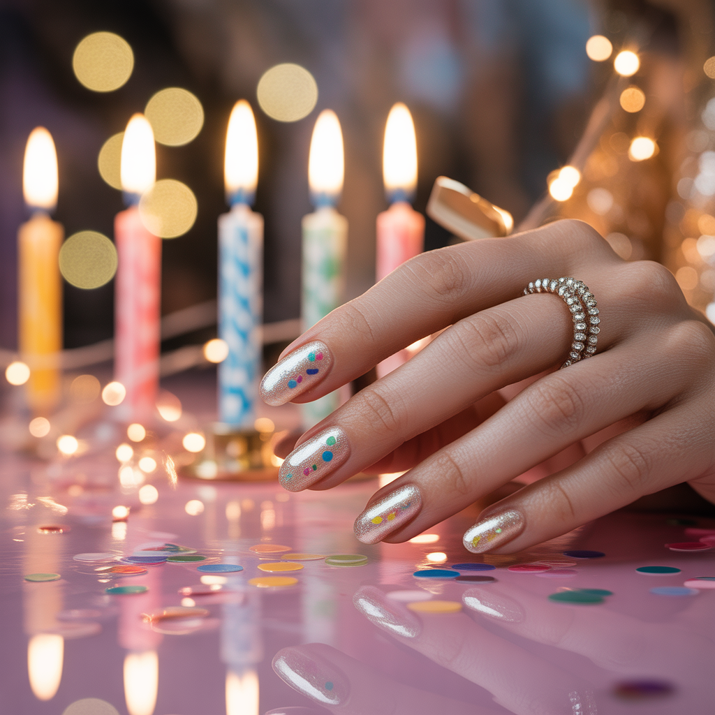 birthday nails