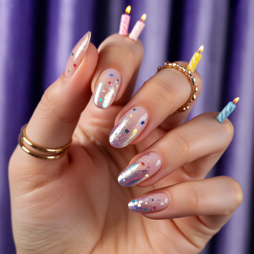 birthday nails