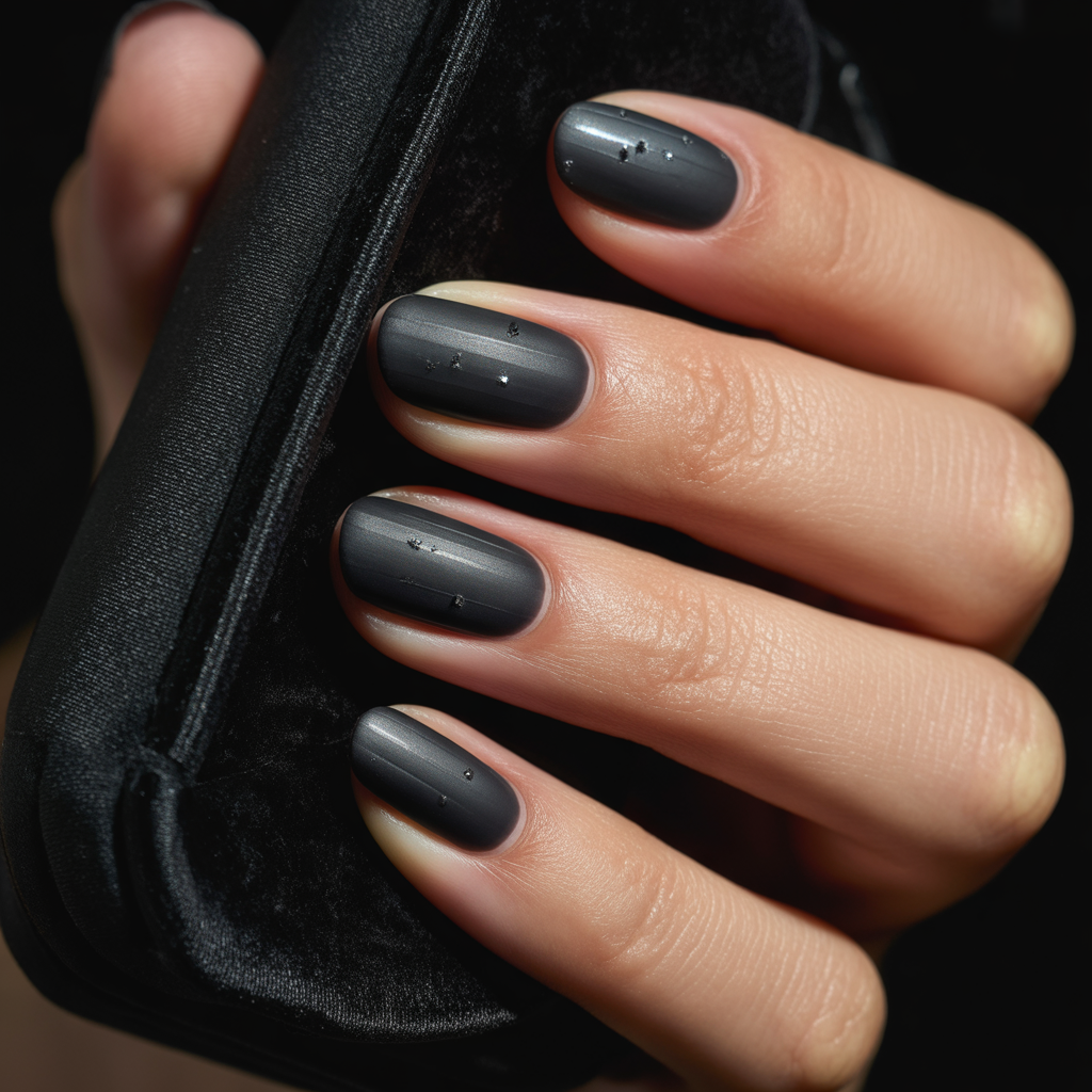 black nails
