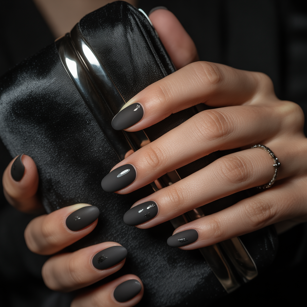 black nails