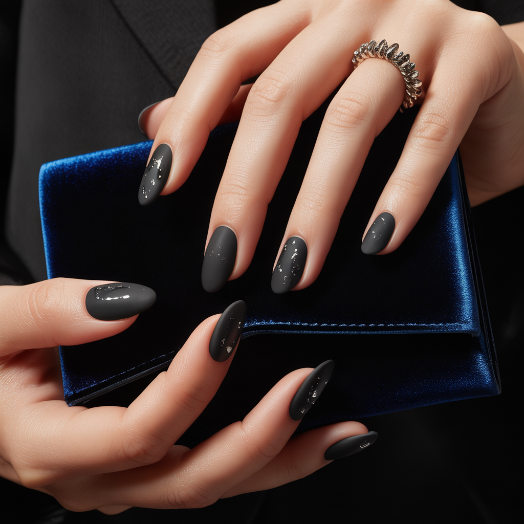 black nails