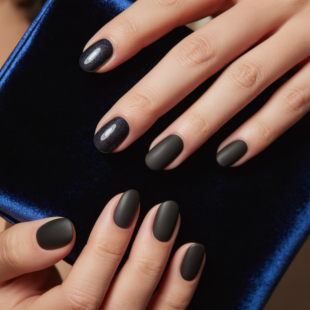 black nails