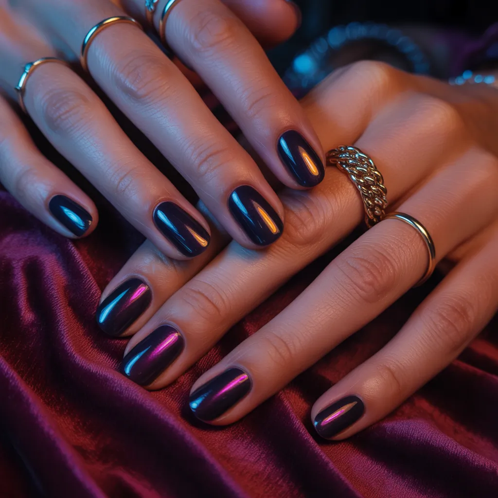 black nails